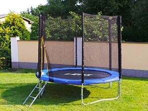 Untergrund für Gartentrampolin